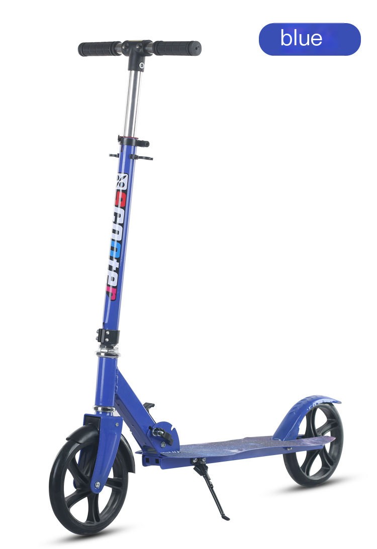 Adult scooter children teenagers big wheel two wheel 2 Wheel foldable city campus scooter with handbrake
