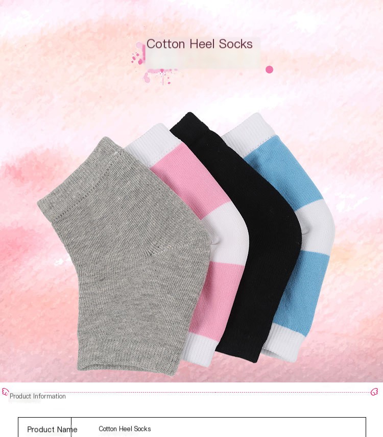 Silicone Gel Heel Socks Image 1