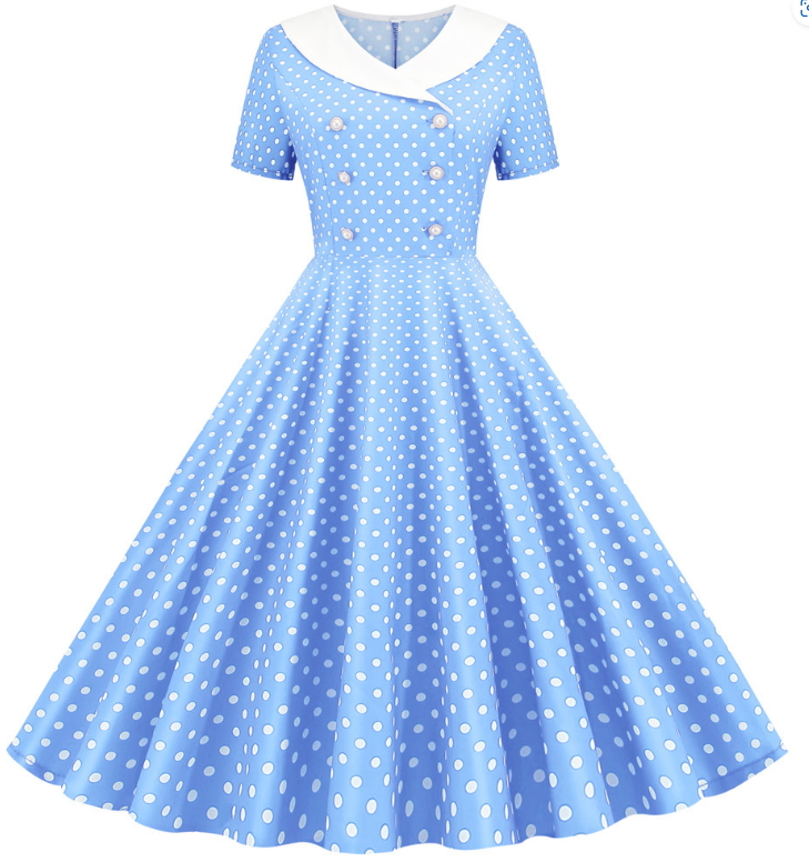 Polka Dot Dress Image 5