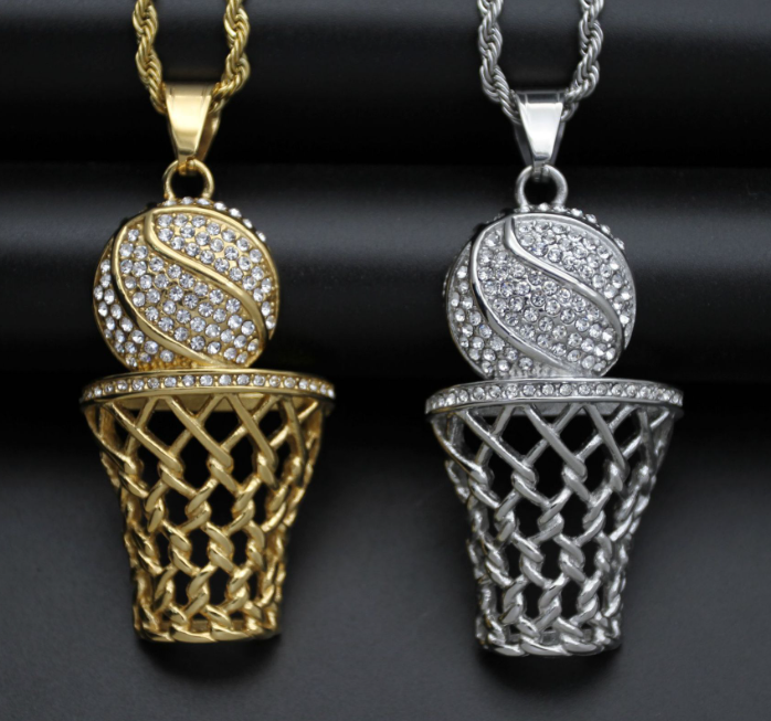 Basketball Hoop Pendant Image 2