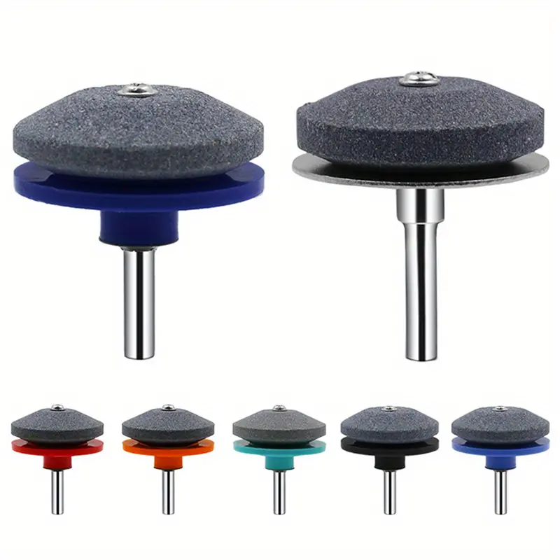 1 Pc Lawn Mower Sharpener Industrial Electric Sharpeners Wear Resistant Sharpeners Grinding Head Grinding Tool image