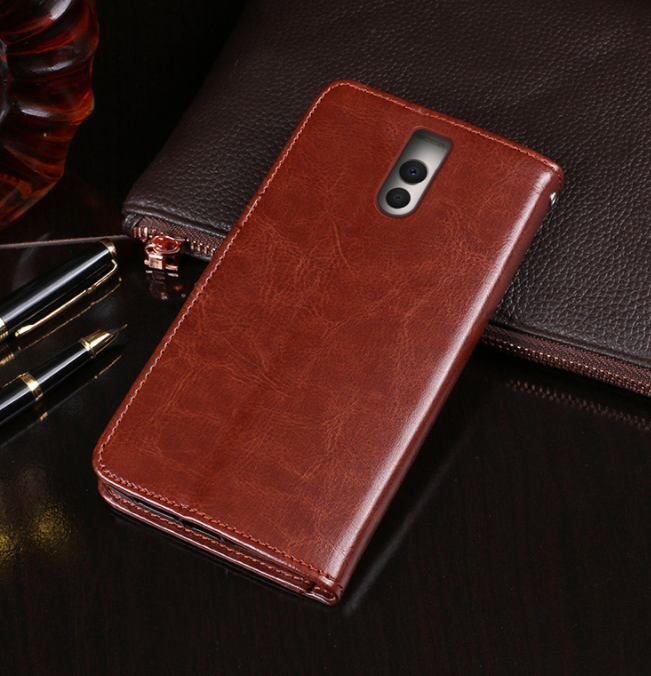 Funda de cuero para teléfono