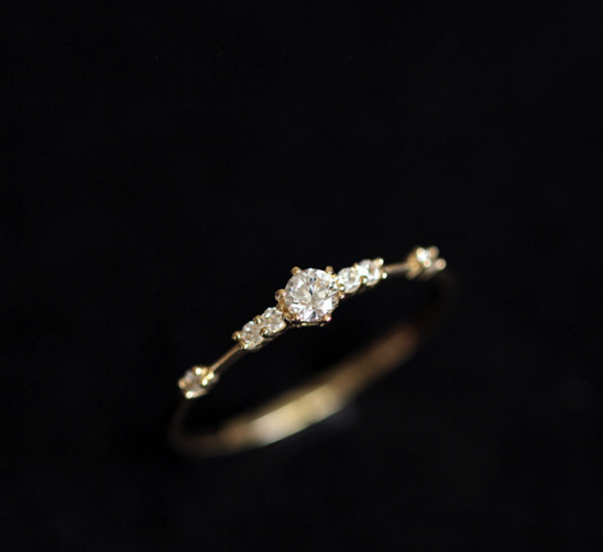 Women's Zircon Ring 1