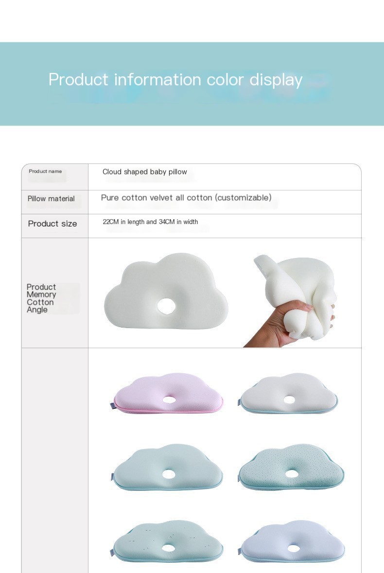Cloud Baby Pillow Image 5