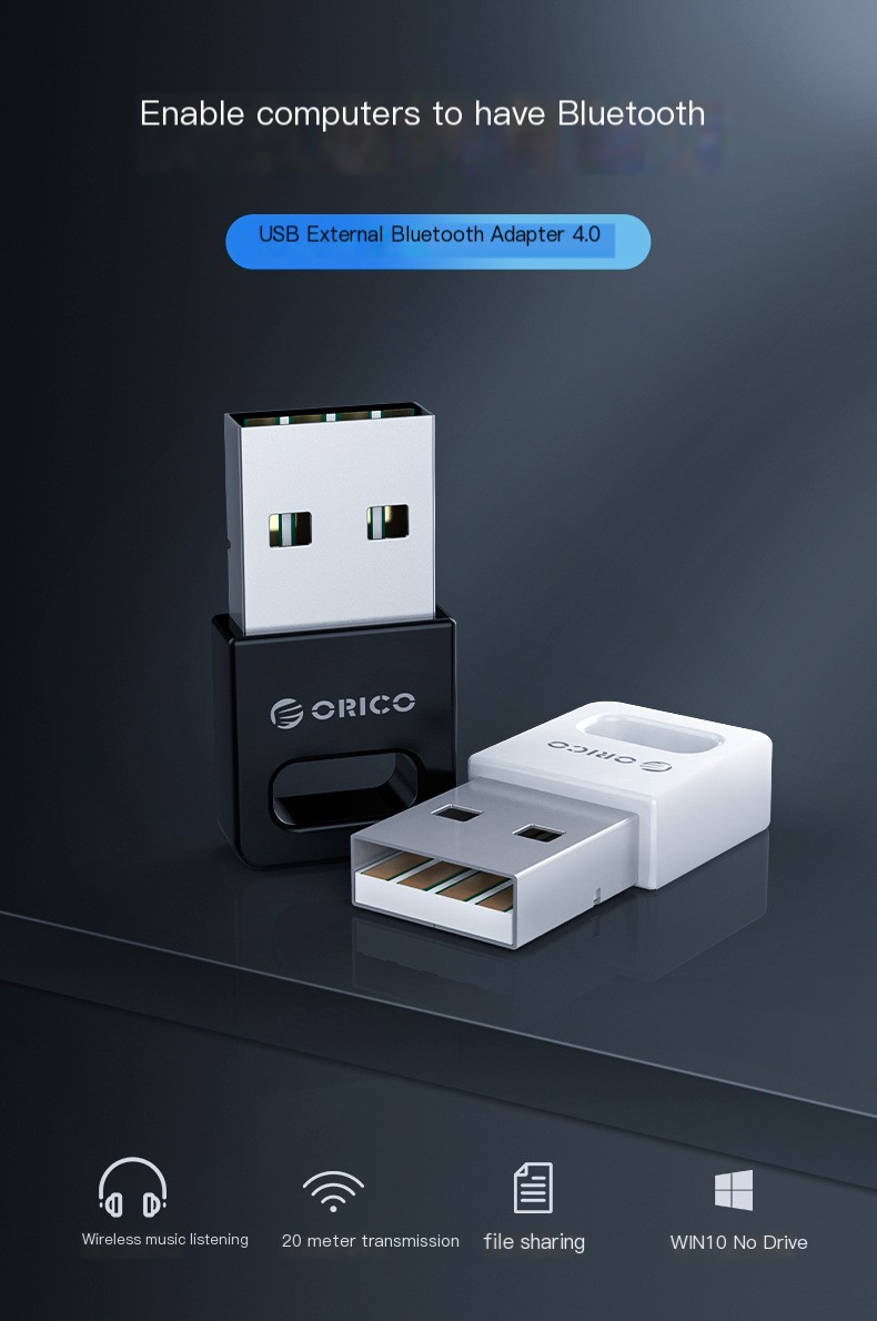 USB Bluetooth Adapter Black