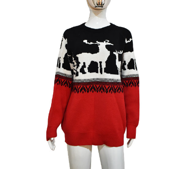 Ou Men's Little Deer Christmas Sweater Image 3