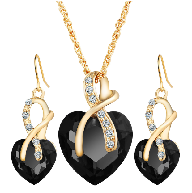 Austria Crystal Bride Jewelry Set - Image 5