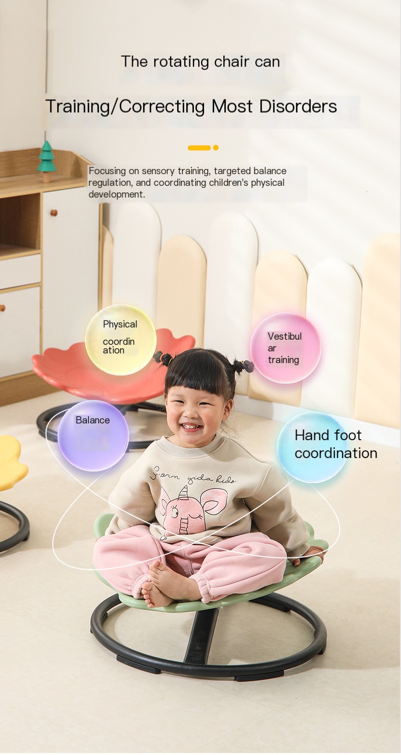 Children playing on Sensory Rotating Disc