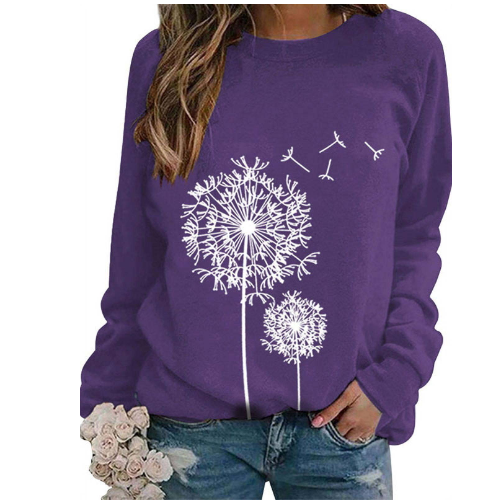 Purple Floral T-shirt