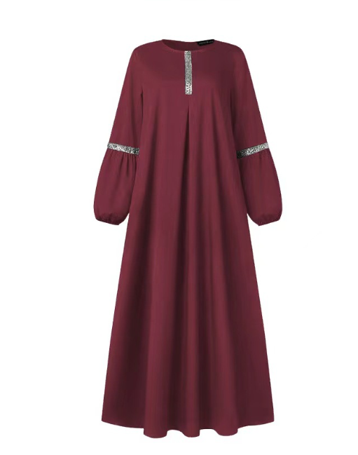 Jalabiya Zipper Cardigan Robe Image 3