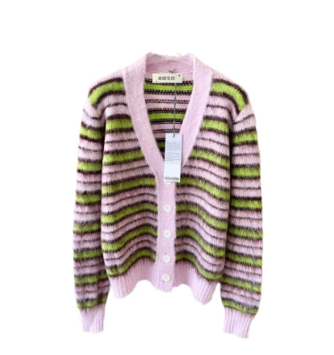 Mink Wool Cardigan Image 2