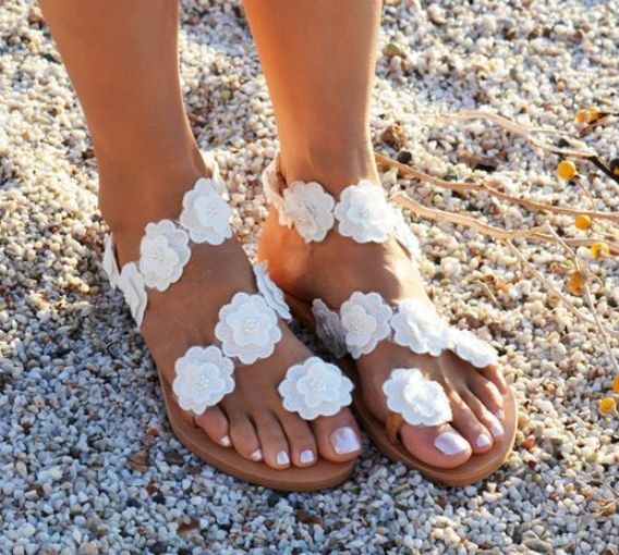 Flower Sandals Image 3