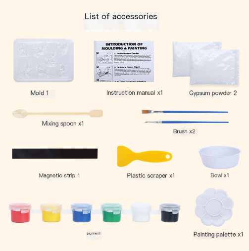 DIY model plaster painting