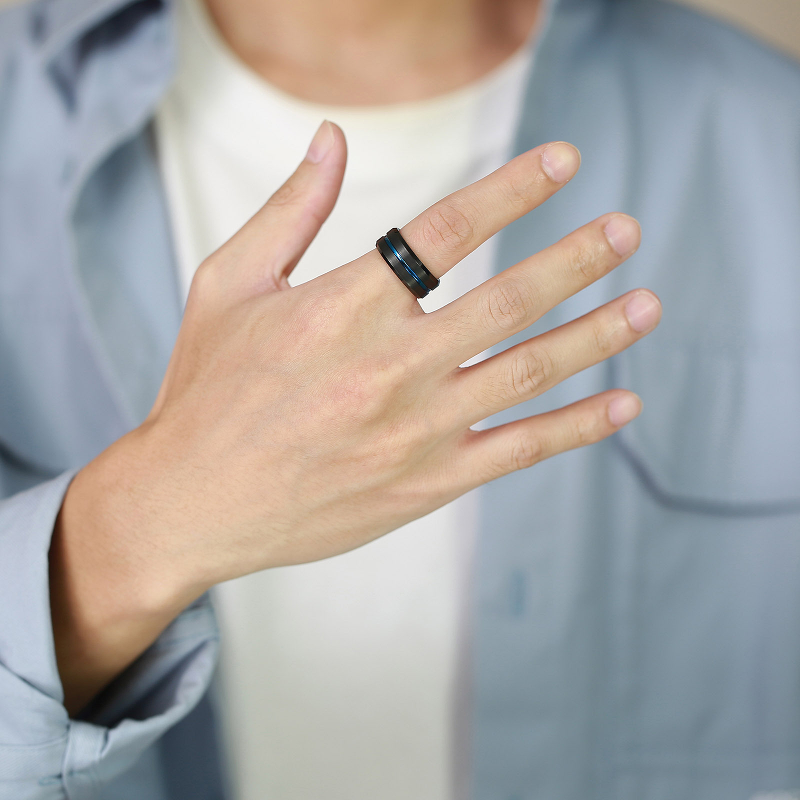 Tungsten Steel Ring Image 3