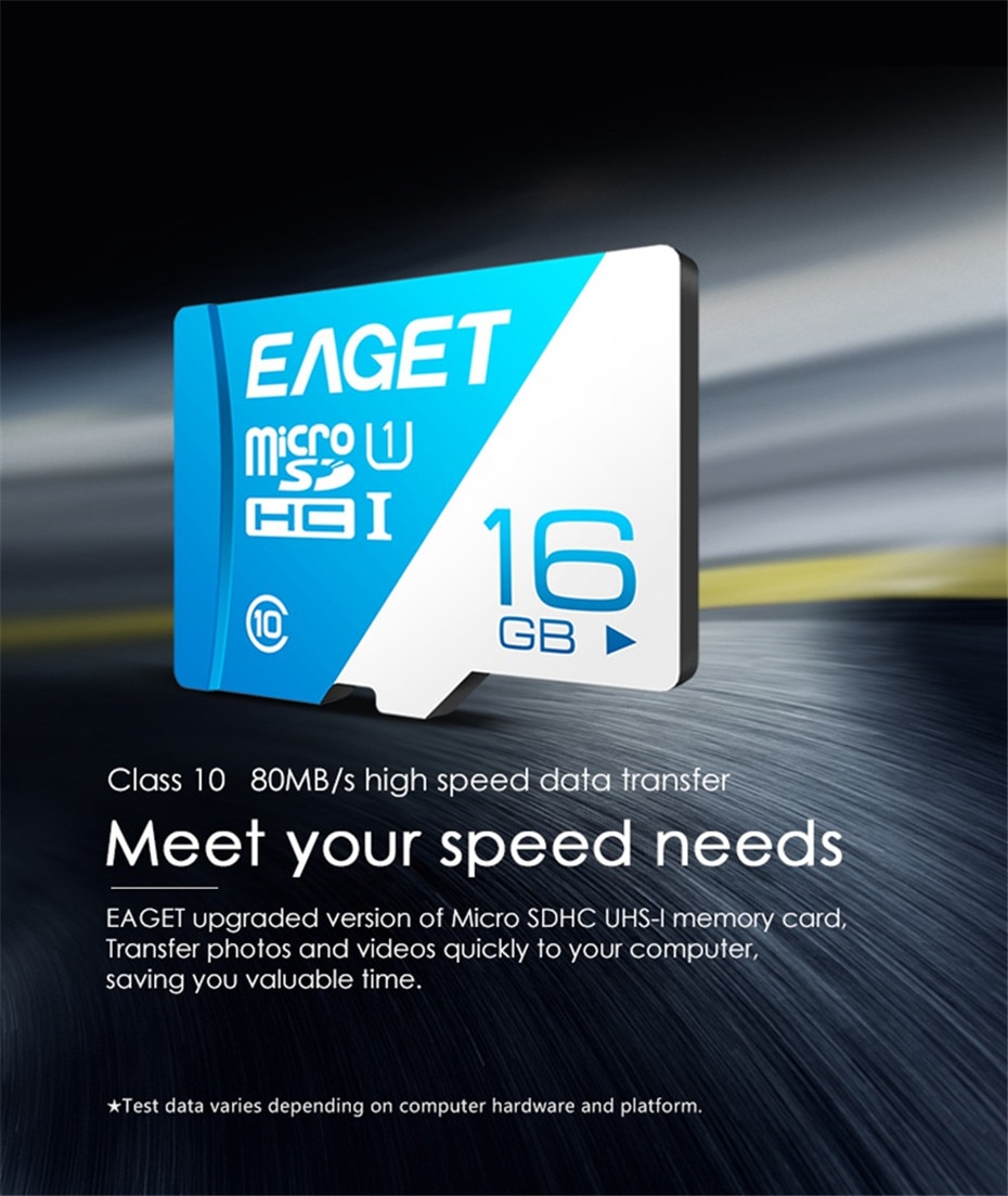 EAGET T1 Micro SD Card