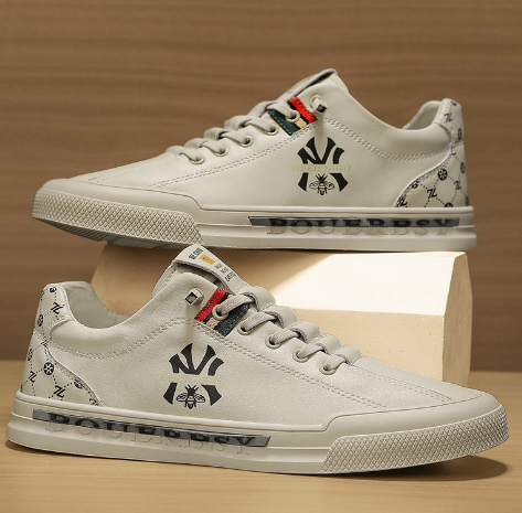High-Top Canvas Shoes 2