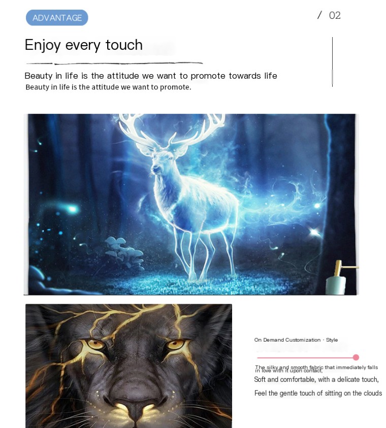 Lion Tapestry 4