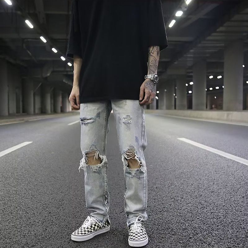 Stylish Distressed Jeans