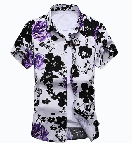 Printed Short Sleeve Shirt 1