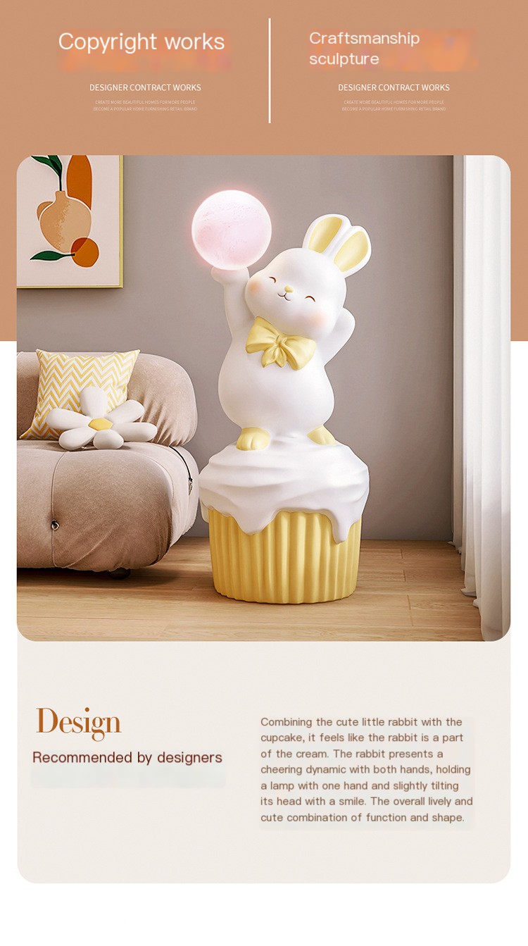 Happy Rabbit Floor Lamp - Image 4