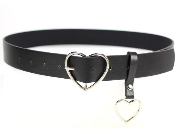 Heart Shaped Buckle Belt Display