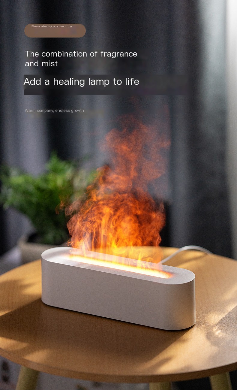 Colorful Flame Aromatherapy Humidifier