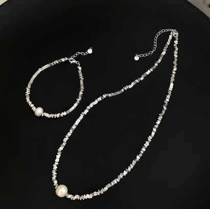 Sterling Silver Irregular Bracelet