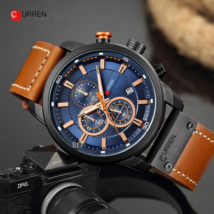 CURREN Men's Multifunctional Quartz Watch