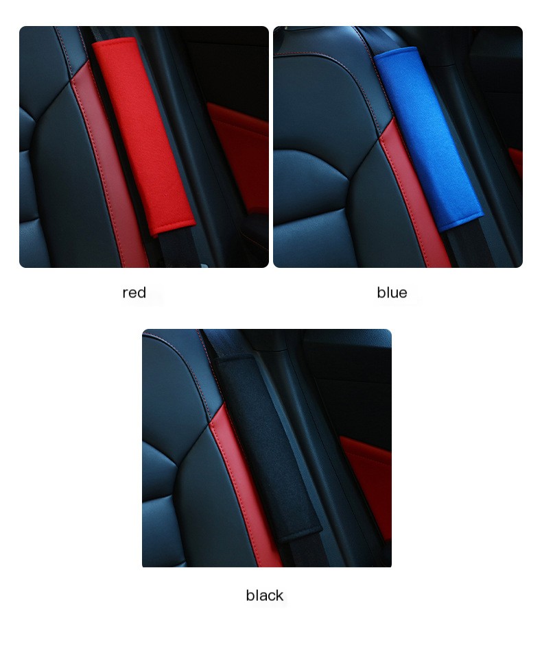 Car Seat Belt Shoulder Pads in Use