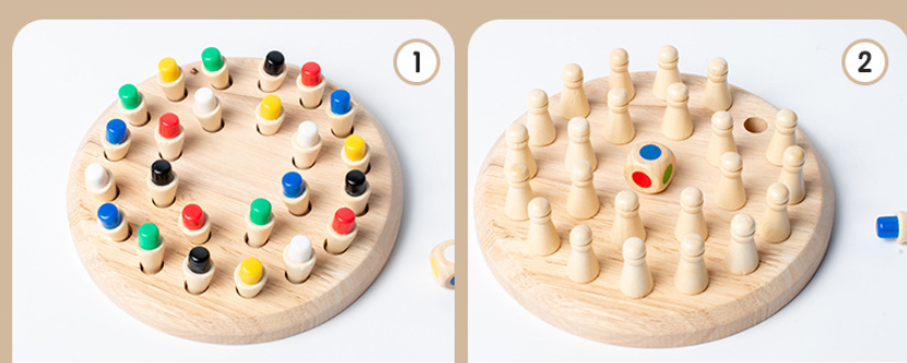 Wooden Memory Chess Image 4