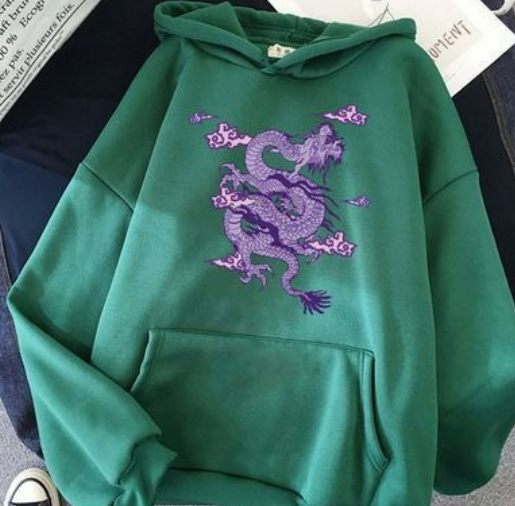 Purple Dragon Hoodie Colors