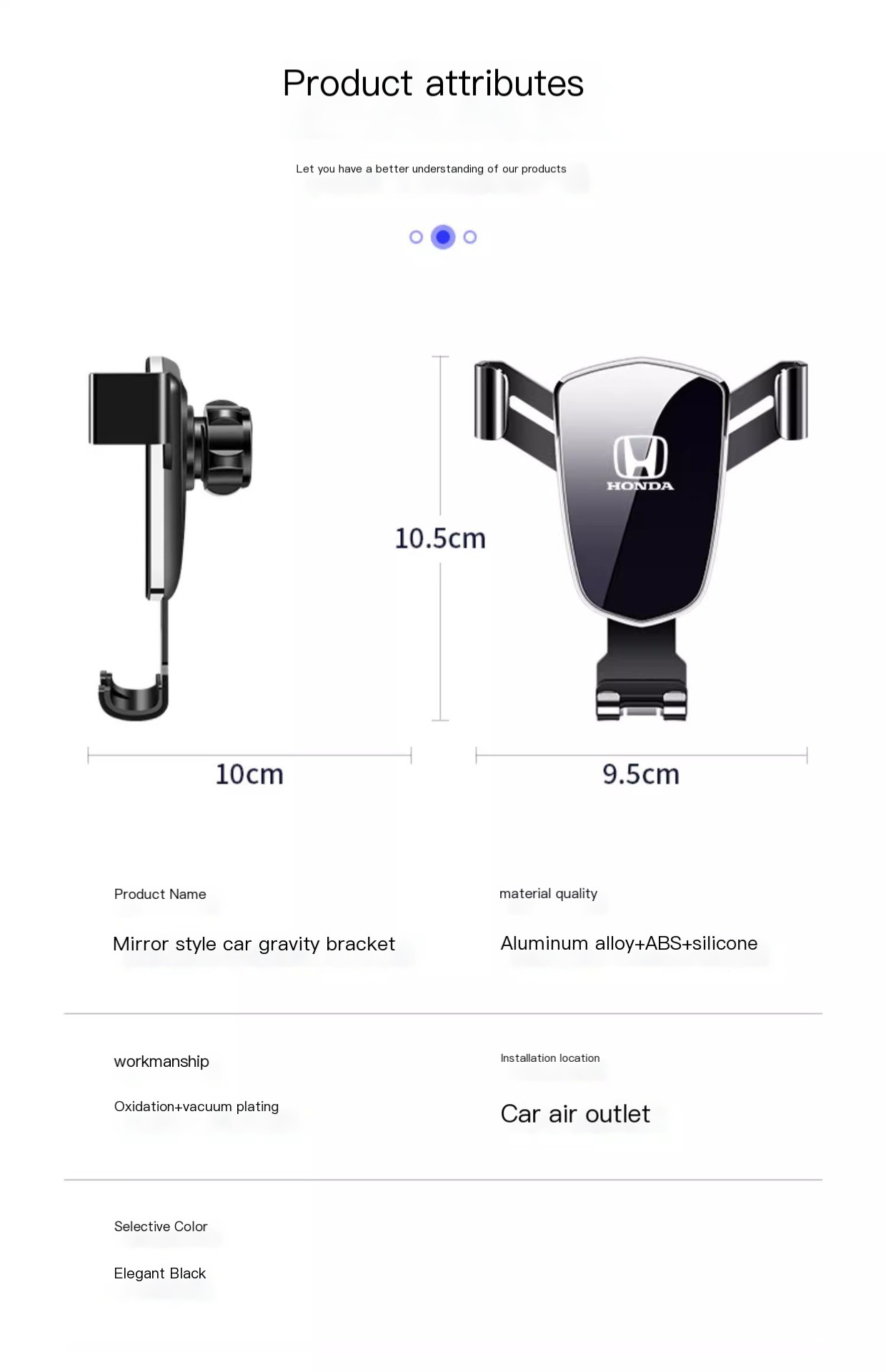 Honda Car Phone Mount Image 4