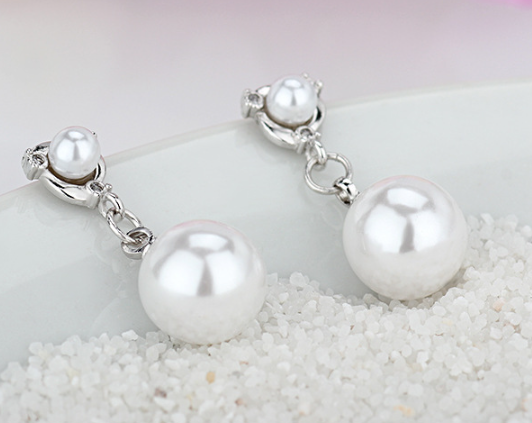 Fringed Diamond Earrings