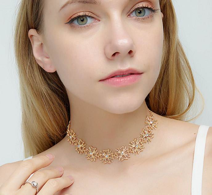 Diamond-encrusted Cross Necklace