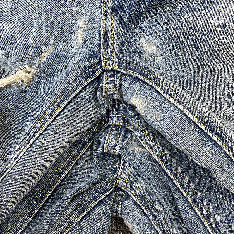 Washed Distressed Jeans