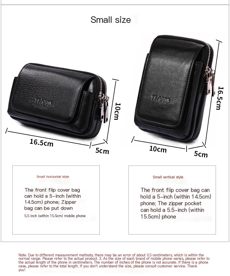 Genuine Leather Waist Bag Image 2