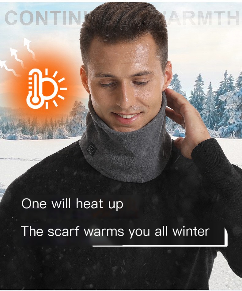 Electric heating scarf