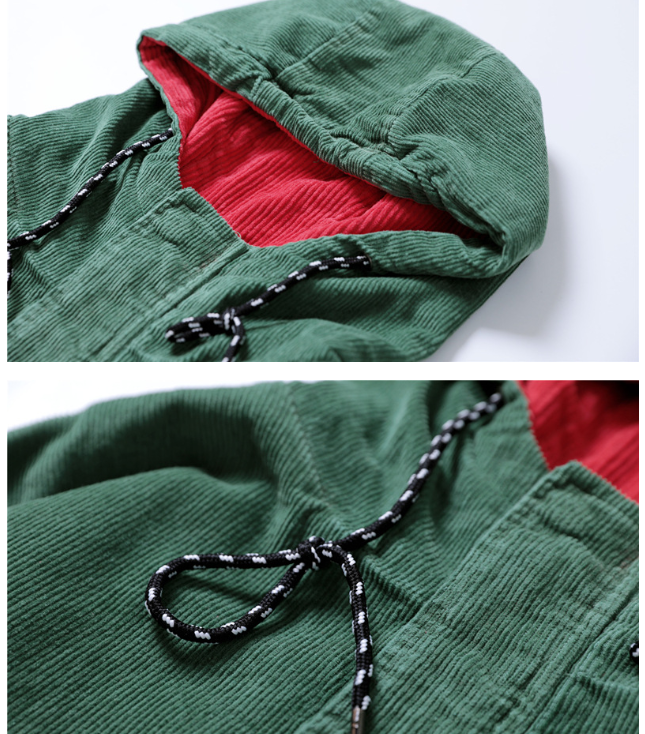 Hip Hop Corduroy Jacket Image 4