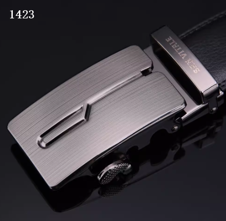 Men's Genuine Leather Belt Image 5