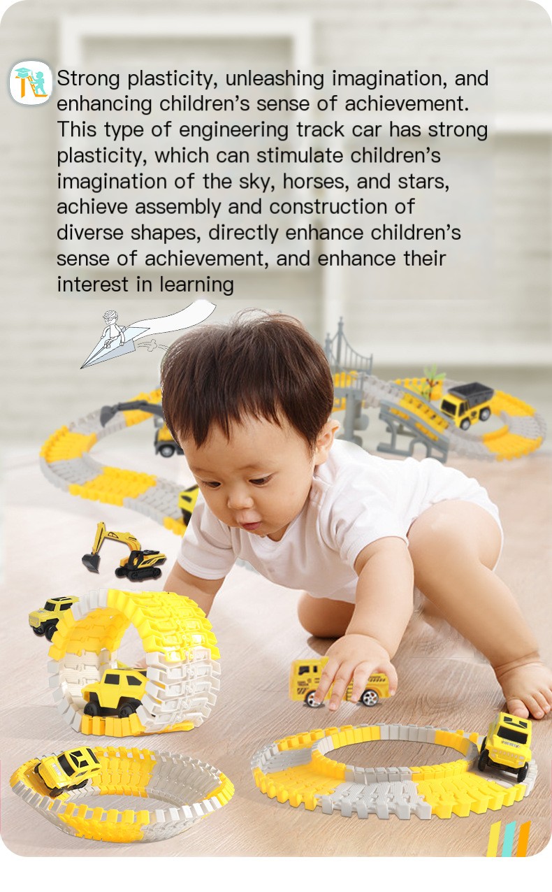 Transformable Electric Engineering Toy Train Image 4