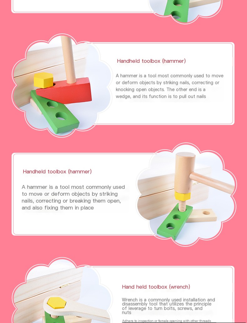 Wooden Tool Set Image 2