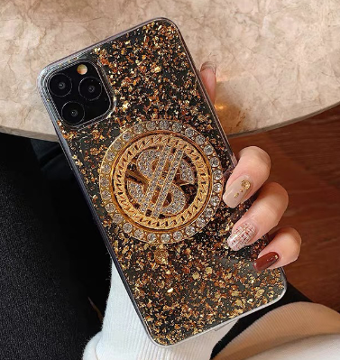 3D Diamond Dollar Turnplate Phone Case