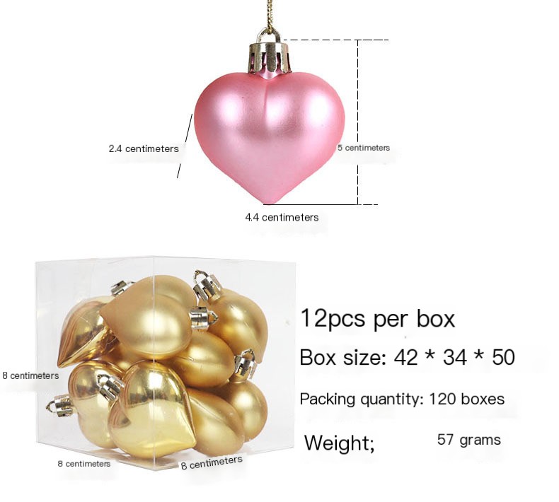 Heart-shaped Christmas Ornament 1