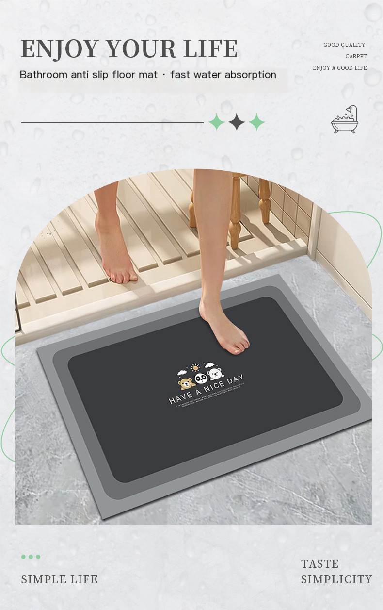 Soft Diatom Mud Mat
