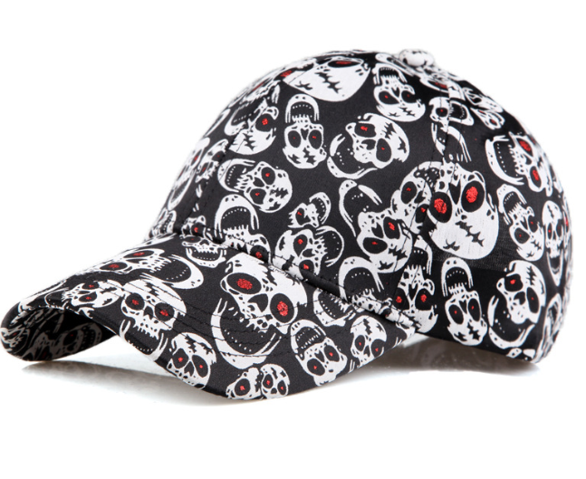 Gorra de béisbol con calavera 1