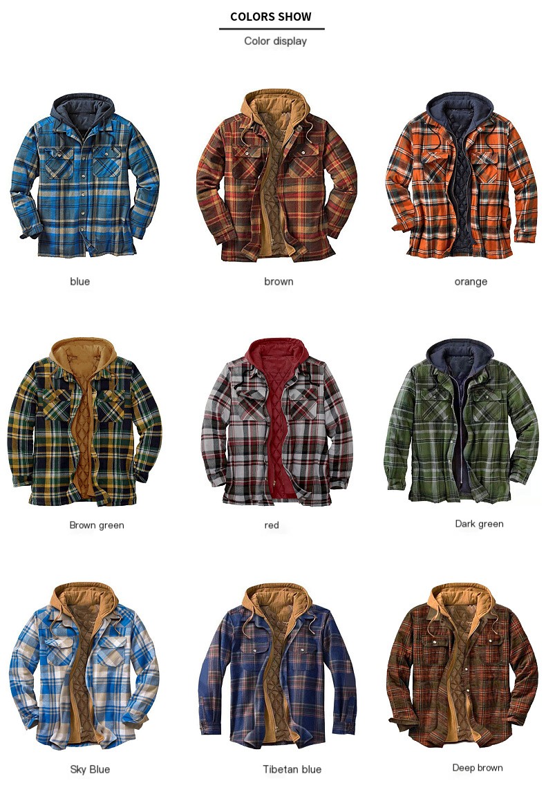 Men's Classic Plaid Cotton Jacket 2
