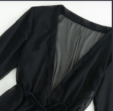 Women’s Sheer Mesh Cover-Up Shorts Image 7