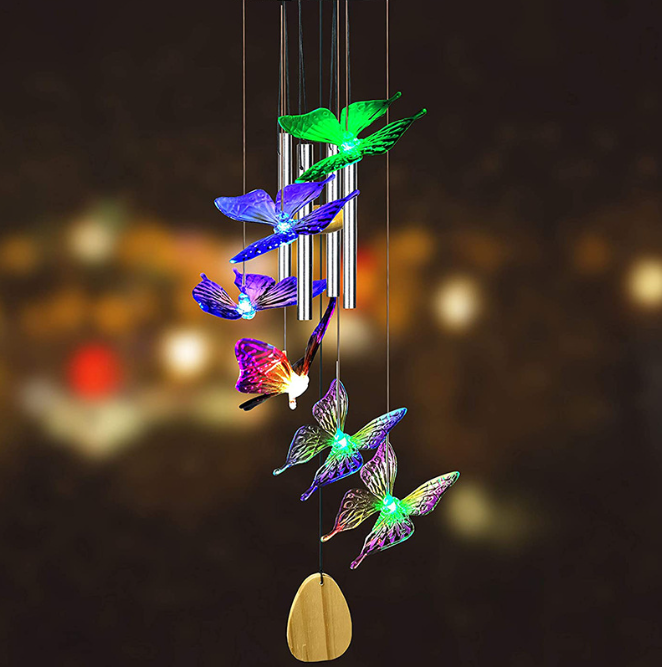 Solar Powered LED Windchime Design 8