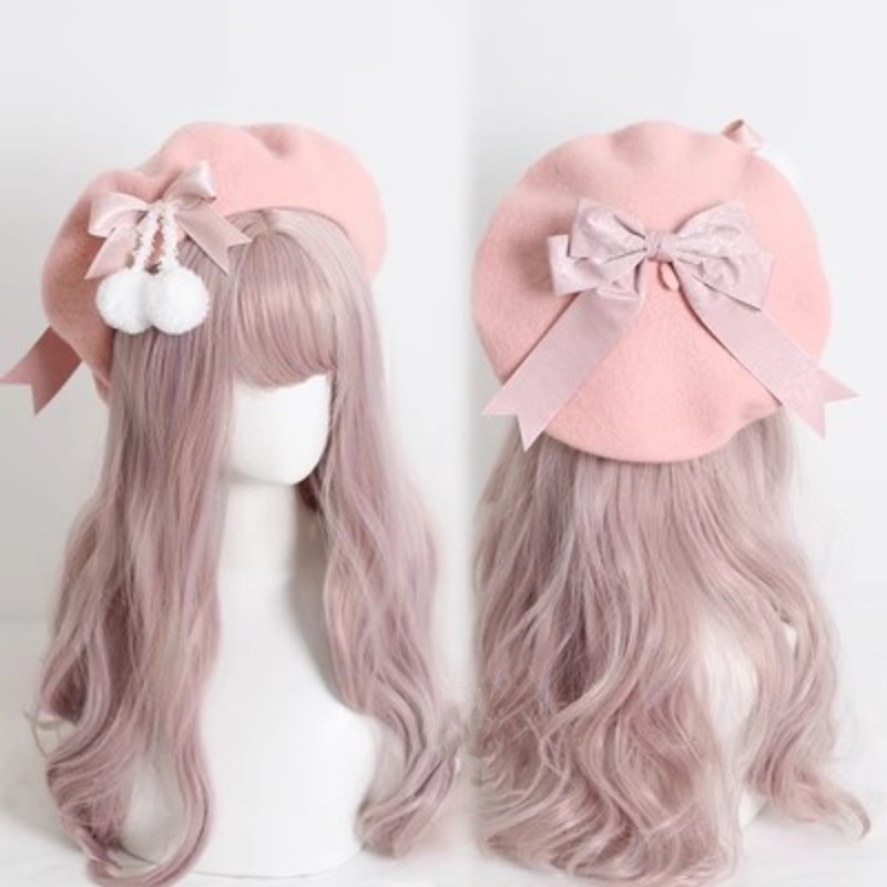 Women's Fashion Big Bow Wool Beret