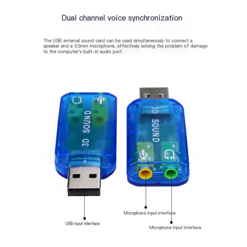 USB Sound Card Black